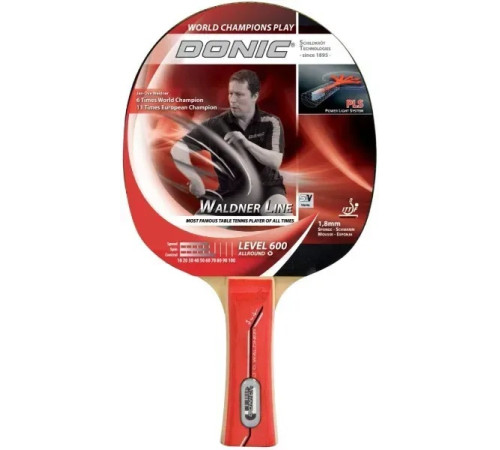 Ракетка для настільного тенісу Donic-Schildkrot Waldner 600, чорний