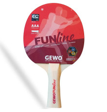 Ракетка для настільного тенісу Gewo Fun-Starter FL,  чорно-червона