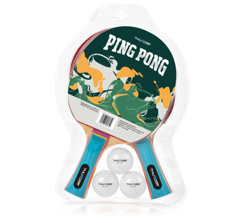 Набір для настільного тенісу Thunder PING-SET, червоний Набір для настільного тенісу Thunder PING-SET, червоний