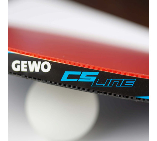 Ракетка для настільного тенісу Gewo CS Energy Carbon FL, чорно-червона Ракетка для настільного тенісу Gewo CS Energy Carbon FL, чорно-червона