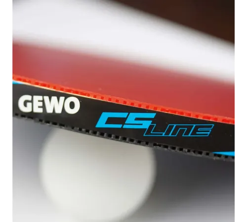 Ракетка для настільного тенісу Gewo CS Energy Carbon FL, чорно-червона Ракетка для настільного тенісу Gewo CS Energy Carbon FL, чорно-червона