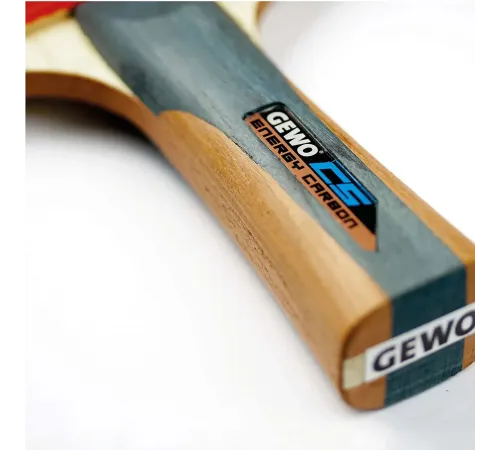 Ракетка для настільного тенісу Gewo CS Energy Carbon FL, чорно-червона Ракетка для настільного тенісу Gewo CS Energy Carbon FL, чорно-червона