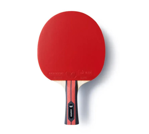 Ракетка для настільного тенісу Team Butterfly Champion FL чорно-червона