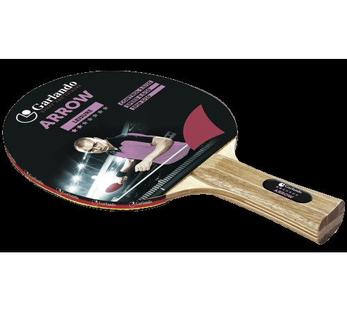 Ракетка для настільного тенісу Garlando Arrow 2 Stars, червона