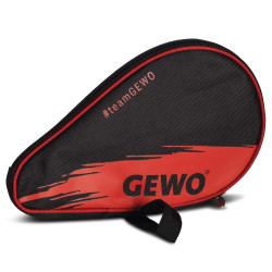 Чохол для ракетки Gewo Round Cover Wave з відділенням для м'ячів, чорно-червоний