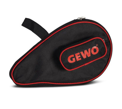 Чохол для ракетки Gewo Round Cover Wave з відділенням для м'ячів, чорно-червоний