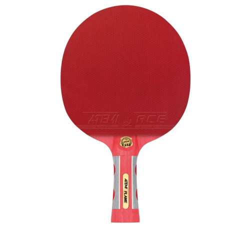 Ракетка для настільного тенісу Atemi FLAME, червона