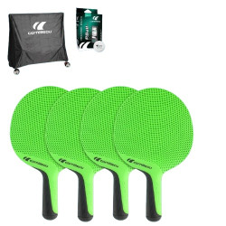 Набір для настільного тенісу Cornilleau FAMILY PACK OUTDOOR, зелений