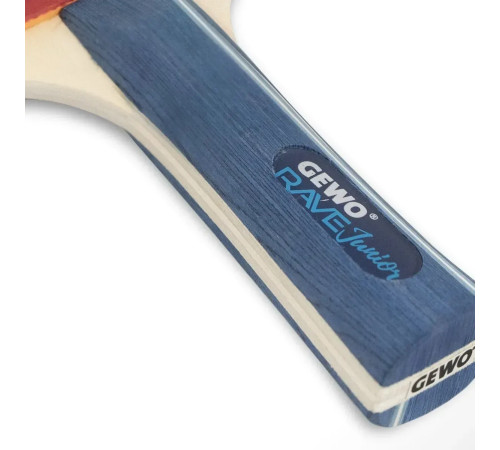 Ракетка для настільного тенісу Gewo Rave Junior FL, чорно-червона