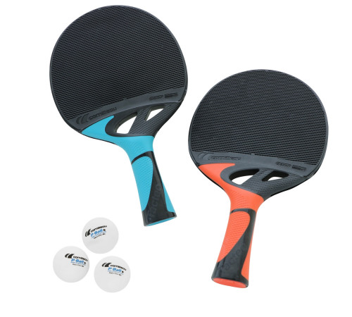 Набір для настільного тенісу Cornilleau Tacteo Duo Outdoor, чорний Набір для настільного тенісу Cornilleau Tacteo Duo Outdoor, чорний