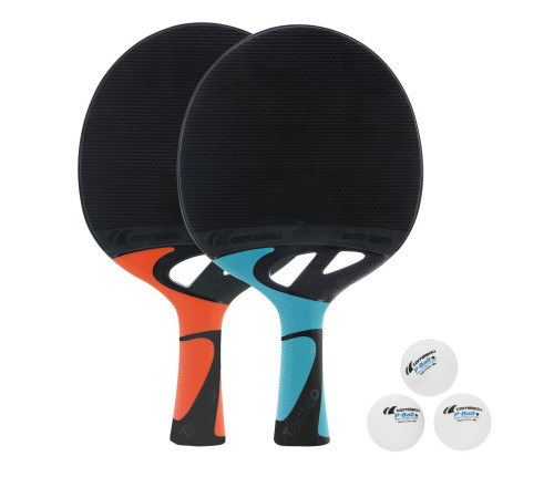 Набір для настільного тенісу Cornilleau Tacteo Duo Outdoor, чорний Набір для настільного тенісу Cornilleau Tacteo Duo Outdoor, чорний