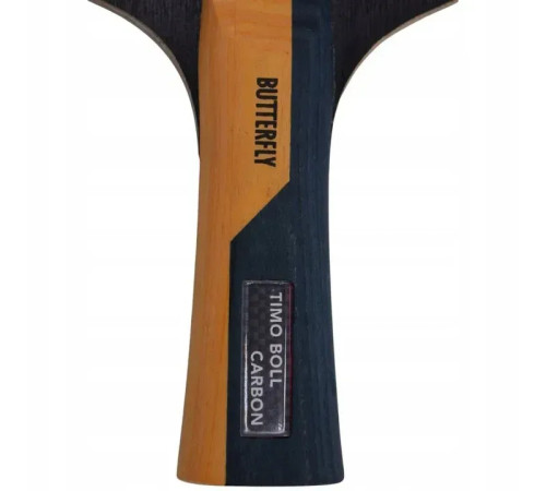 Ракетка для настільного тенісу Butterfly Timo Boll Carbon, чорна