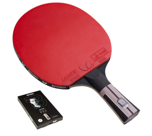 Ракетка для тенісу BUTTERFLY Timo Boll Specialist, чорно-червона