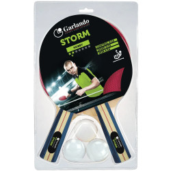 Набір для настільного тенісу Garlando Storm, чорно-червоний