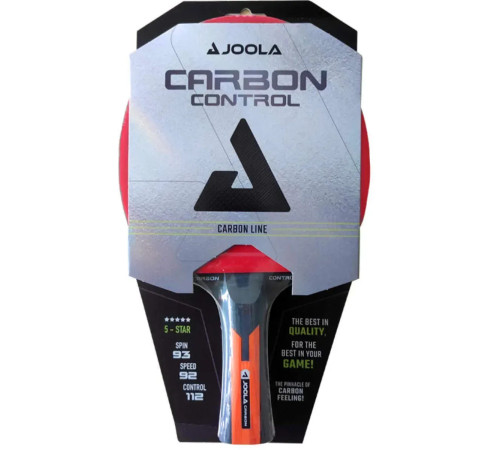 Ракетка для настільного тенісу Joola Carbon MEGA, чорно-червона