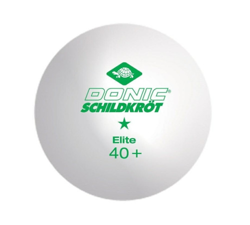 М'ячі для настільного тенісу DONIC Elite 3 шт, білі М'ячі для настільного тенісу DONIC Elite 3 шт, білі