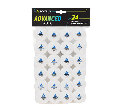 М'ячі для настільного тенісу Joola Advanced Training 40+ 24 шт, білі М'ячі для настільного тенісу Joola Advanced Training 40+ 24 шт, білі