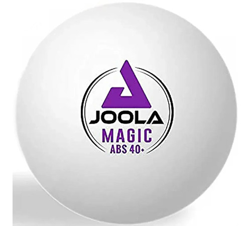 М'ячі для настільного тенісу Joola Magic ABS 40+ 72 шт, білий М'ячі для настільного тенісу Joola Magic ABS 40+ 72 шт, білий