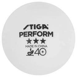 М'ячі для настільного тенісу Stiga Perform ABS 6 шт, білі