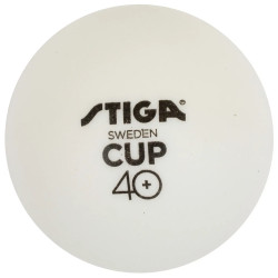 М'ячі для настільного тенісу Stiga Cup  ABS 12 шт, білі
