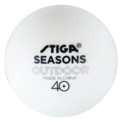 М'ячі для настільного тенісу Stiga Seasons, White 12 шт, білі