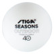 М'ячі для настільного тенісу Stiga Seasons, White 12 шт, білі