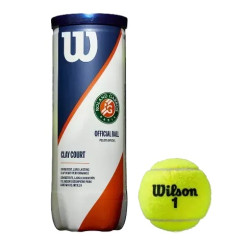 М'ячі для тенісу Wilson ROLAND GARROS CLAY CT 3