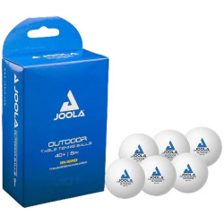 М'ячі для настільного тенісу JOOLA Allweather Ping Pong 6 шт, білі