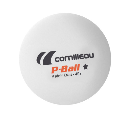 М'ячі для настільного тенісу Cornilleau P-BALLS 72 шт, білі М'ячі для настільного тенісу Cornilleau P-BALLS 72 шт, білі