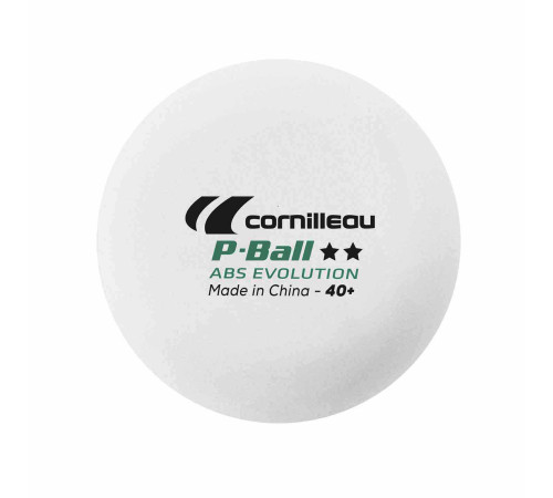М'ячі для настільного тенісу Cornilleau P-BALLS 2** 6 шт, білі М'ячі для настільного тенісу Cornilleau P-BALLS 2** 6 шт, білі