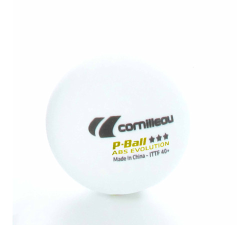 М'ячі для настільного тенісу Cornilleau P-Balls 3 шт, білі М'ячі для настільного тенісу Cornilleau P-Balls 3 шт, білі