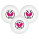 М'ячі для настільного тенісу Butterfly R40+ 3* (12шт.)