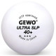 М'ячі для настільного тенісу Gewo Ultra SLP 40+ 6 шт, білі