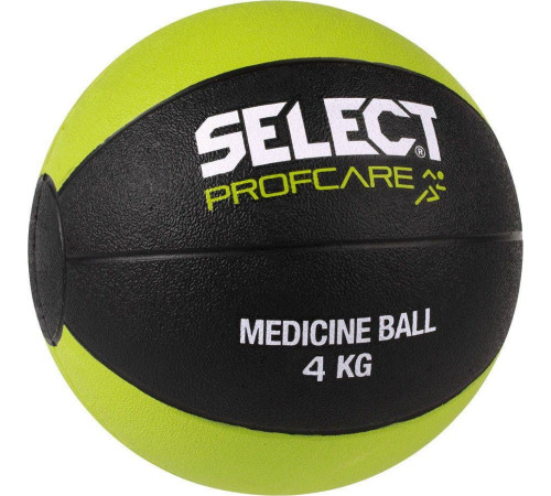 Медичний м'яч SELECT 15736 MEDICINE BALL 4 кг, чорно-зелений Медичний м'яч SELECT 15736 MEDICINE BALL 4 кг, чорно-зелений