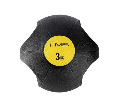Медичний м'яч NKU03 3 KG HMS - чорний Медичний м'яч NKU03 3 KG HMS - чорний