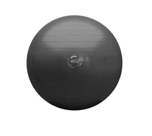 М'яч для фітнесу (фітбол) WCG 85 Anti-Burst 300кг Графіт М'яч для фітнесу (фітбол) WCG 85 Anti-Burst 300кг Графіт