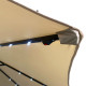 Парасоля садова з LED підсвіткою Bonro B-7012LP 3 м, 8 спиць, бежева