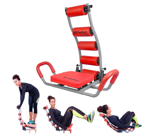 Діп-станція inSPORTline AB Perfect Twist, червона