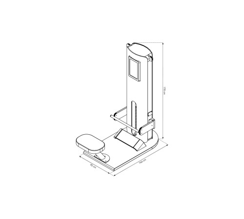 Тренажер для розтягування спини NOHRD StudioLine Back Extension Oak SL-NH-51.371, дуб