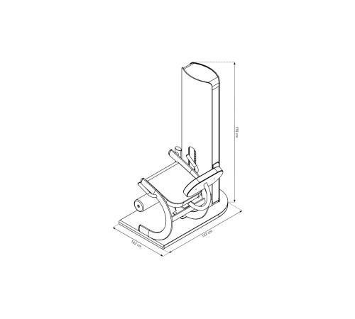 Тренажер для розгинання ніг NOHRD StudioLine Leg Extension Oak SL-NH-50.271, дуб