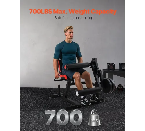 Жим ногами VEVOR UB2903A, чорно-червоний