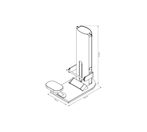 Тренажер для розтягування спини NOHRD StudioLine Back Extension Oak SL-NH-50.341, дуб