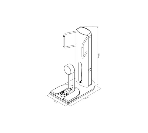 Тренажер для підколінних сухожиль NOHRD StudioLine Hamstring Curl Oak SL-NH-50.351, дуб
