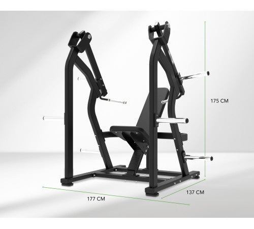 Тренажер для жиму Tunturi Platinum Shoulder Press V чорна