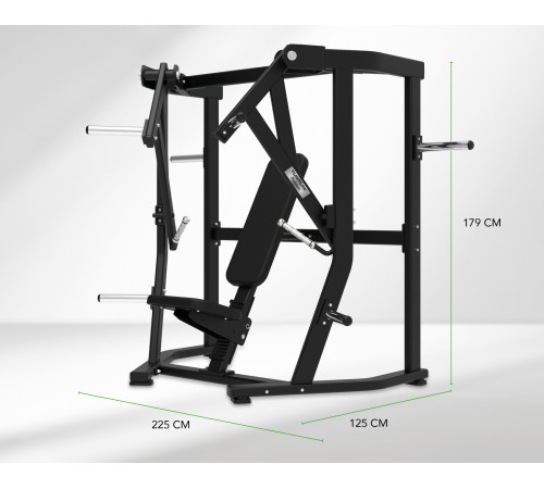 Тренажер для жиму Tunturi Platinum Wide Chest Press V чорна