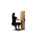NOHRD StudioLine Seated Row machine Oak