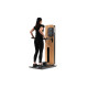 NOHRD StudioLine Tricep Dip machine Oak with monitor