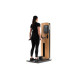 NOHRD StudioLine Tricep Dip machine Oak with monitor