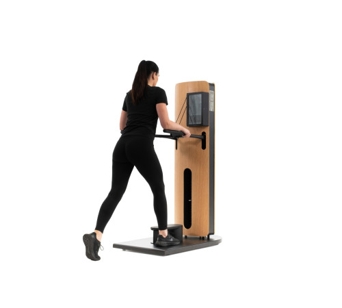 NOHRD StudioLine Tricep Dip machine Oak with monitor