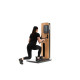 NOHRD StudioLine Tricep Dip machine Oak with monitor